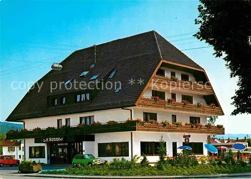 AK / Ansichtskarte Zell Harmersbach Hotel GasthofSonne Kat. Zell am Harmersbach