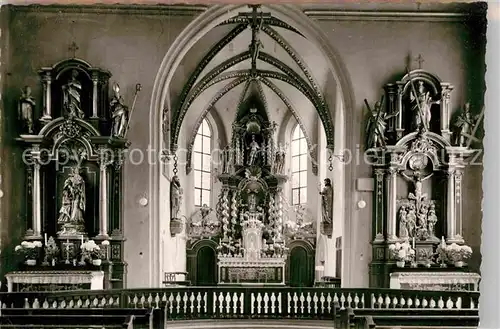 AK / Ansichtskarte Zell Harmersbach Wallfahrtskirche Altar Kat. Zell am Harmersbach