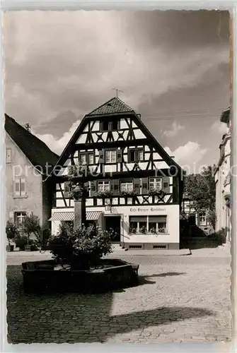 AK / Ansichtskarte Zell Harmersbach Brunnen Kat. Zell am Harmersbach