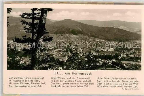 AK / Ansichtskarte Zell Harmersbach Panorama  Kat. Zell am Harmersbach