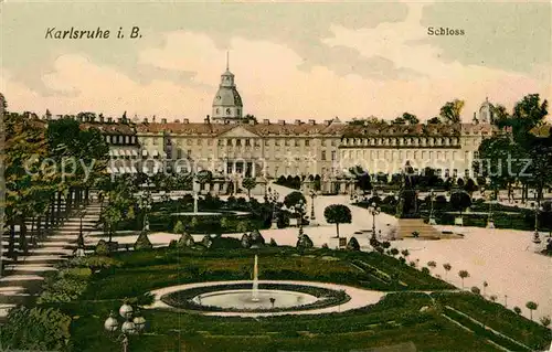 AK / Ansichtskarte Karlsruhe Baden Schloss