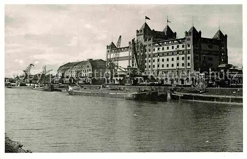 AK / Ansichtskarte Karlsruhe Baden Rheinhafen