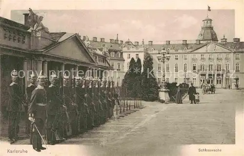 AK / Ansichtskarte Karlsruhe Baden Schlosswache