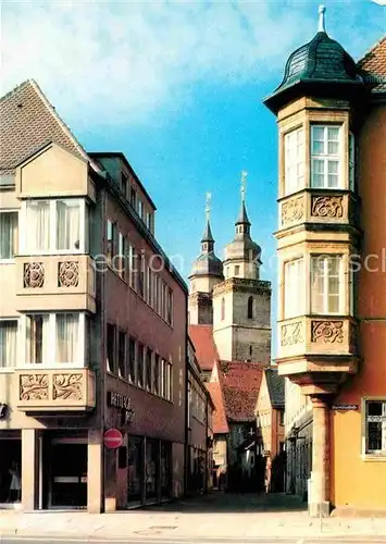 AK / Ansichtskarte Bayreuth Blick von der Brautgasse zur Stadtkirche Kat. Bayreuth