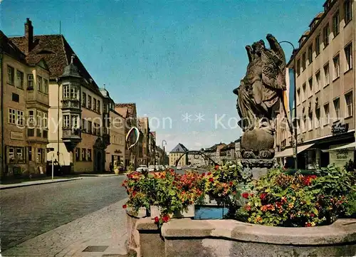 AK / Ansichtskarte Bayreuth Marktplatz mit Rathaus Brunnen Kat. Bayreuth