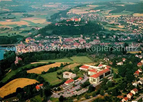 AK / Ansichtskarte Burglengenfeld Krankenhaus Fliegeraufnahme Kat. Burglengenfeld