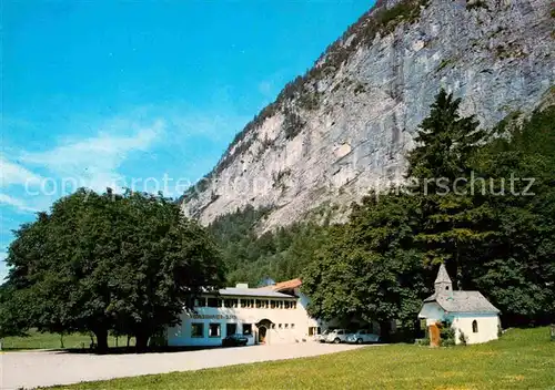 AK / Ansichtskarte Schneizlreuth Gasthaus zur Post Kapellchen Kat. Schneizlreuth