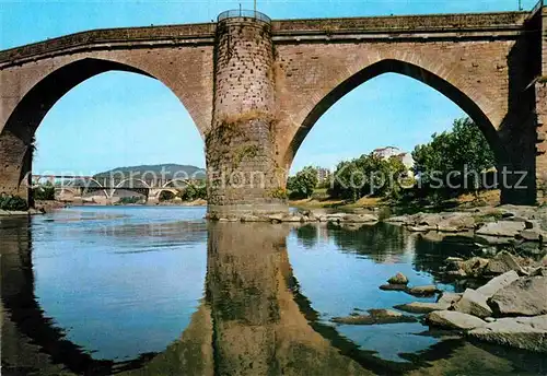 AK / Ansichtskarte Ourense Puente Viejo sobre el rio Mino Kat. Ourense