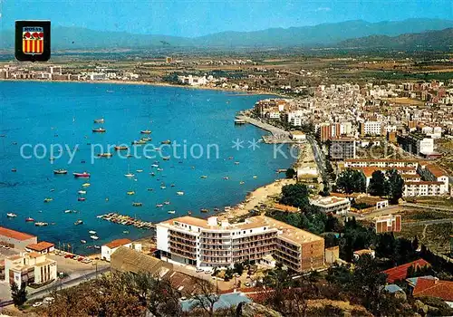 AK / Ansichtskarte Rosas Costa Brava Cataluna Fliegeraufnahme Kat. Alt Emporda