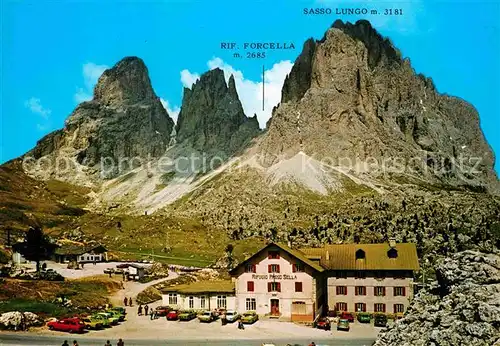 AK / Ansichtskarte Selva Val Gardena Tirol Rifugio Passo Sella Rifugio Sasso Lungo Kat. Wolkenstein Groeden