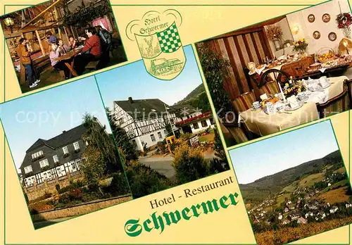 AK / Ansichtskarte Heinsberg Westfalen Hotel Restaurant Schwermer  Kat. Kirchhundem