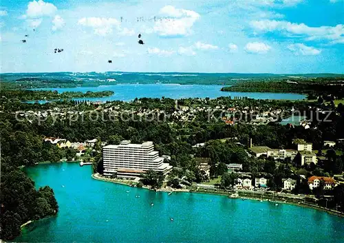 AK / Ansichtskarte Malente Gremsmuehlen Hotel Intermar am Dieksee Kellersee Fliegeraufnahme Kat. Malente