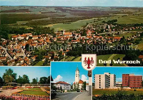 AK / Ansichtskarte Bad Wurzach Fliegeraufnahme Kat. Bad Wurzach
