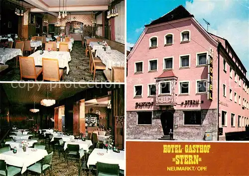 AK / Ansichtskarte Neumarkt Oberpfalz Hotel Gasthof Stern Kat. Neumarkt i.d.OPf.