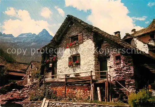 AK / Ansichtskarte Sonogno Bergdorf im Verzascatal Kat. Sonogno