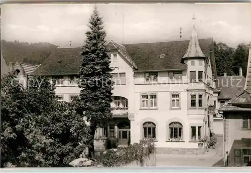 AK / Ansichtskarte Zell Harmersbach Hotel Hirsch Kat. Zell am Harmersbach