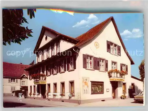 AK / Ansichtskarte Biberach Baden Gasthaus Sonne Kat. Biberach Kinzigtal