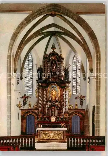 AK / Ansichtskarte Zell Harmersbach Wallfahrtskirche Maria zu den Ketten Hochaltar Kat. Zell am Harmersbach