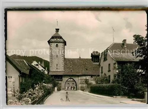 AK / Ansichtskarte Zell Harmersbach Storchenturm  Kat. Zell am Harmersbach