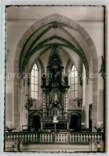 AK / Ansichtskarte Zell Harmersbach Wallfahrtskirche Inneres Kat. Zell am Harmersbach