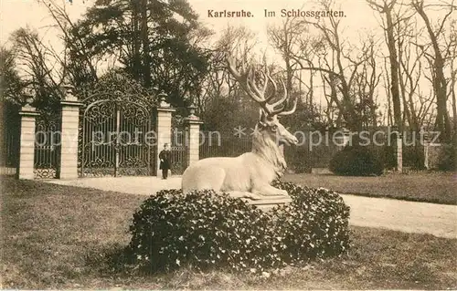 AK / Ansichtskarte Karlsruhe Baden Schlossgarten