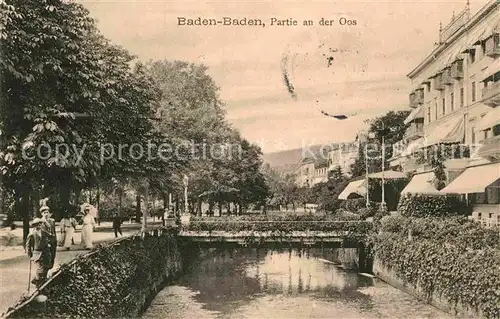 AK / Ansichtskarte Baden Baden Partie an der Oos Kat. Baden Baden