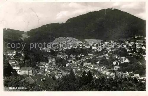 AK / Ansichtskarte Baden Baden Panorama Kat. Baden Baden