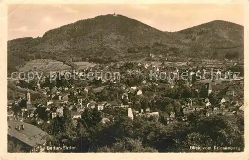 AK / Ansichtskarte Baden Baden Panorama Kat. Baden Baden