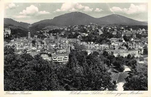 AK / Ansichtskarte Baden Baden Merkur Panorama Kat. Baden Baden