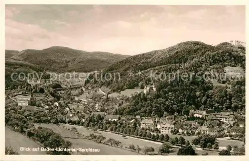 AK / Ansichtskarte Baden Baden Lichtental Geroldsau Kat. Baden Baden