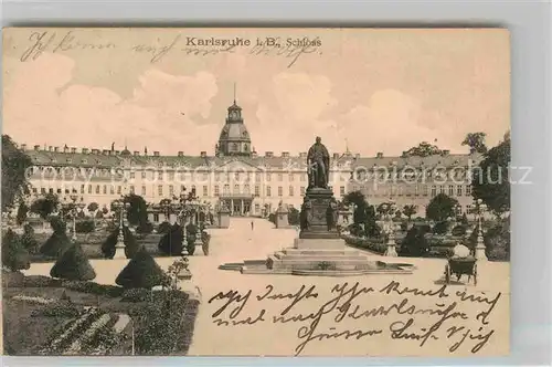 AK / Ansichtskarte Karlsruhe Baden Schloss