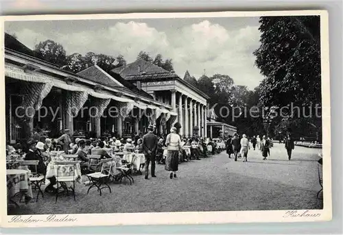 AK / Ansichtskarte Baden Baden Kurhaus Rote Lache Kat. Baden Baden