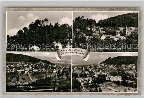 AK / Ansichtskarte Ebersteinburg Panorama Kat. Baden Baden