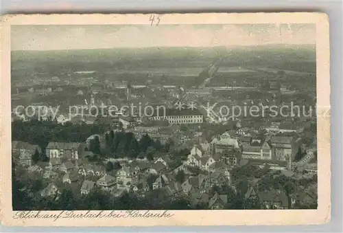 AK / Ansichtskarte Durlach Panorama Kat. Karlsruhe
