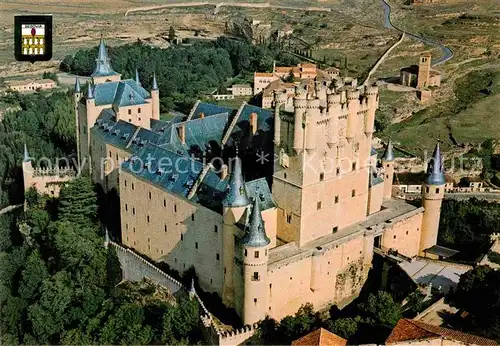 AK / Ansichtskarte Segovia Alcazar Vista aerea Kat. Segovia