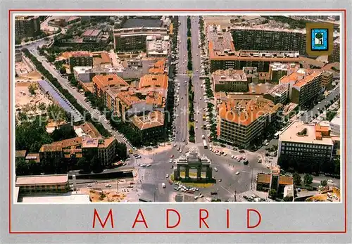 AK / Ansichtskarte Madrid Spain Puerta de Toledo Fliegeraufnahme Kat. Madrid