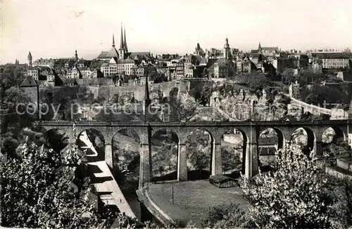 AK / Ansichtskarte Luxembourg Luxemburg Vue generale Pont Kat. Luxembourg