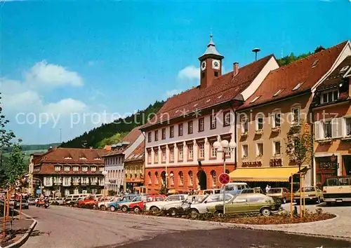 AK / Ansichtskarte Triberg Schwarzwald Innenstadt Kurort Kat. Triberg im Schwarzwald