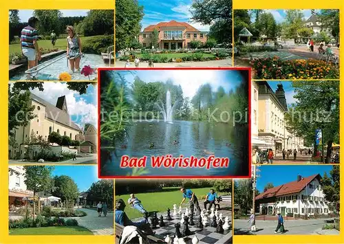 AK / Ansichtskarte Bad Woerishofen Teilansichten Kurort Wassertreten Kurhaus Bodenschach Kat. Bad Woerishofen