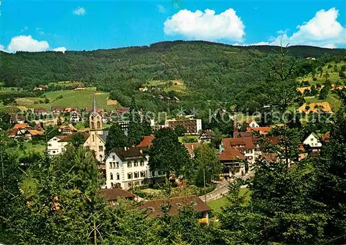 AK / Ansichtskarte Sasbachwalden Teilansicht Weinort im Schwarzwald Kat. Sasbachwalden