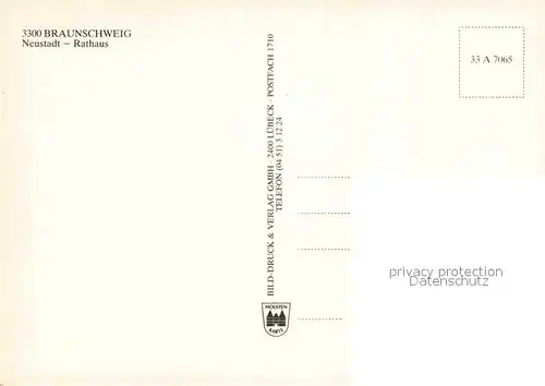 AK / Ansichtskarte Braunschweig Neustadt Rathaus Kat. Braunschweig