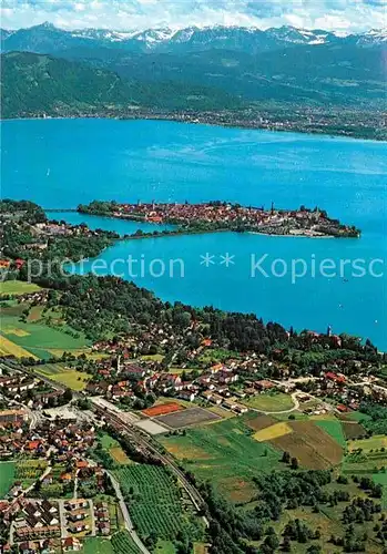 AK / Ansichtskarte Lindau Bodensee Fliegeraufnahme Kat. Lindau (Bodensee)