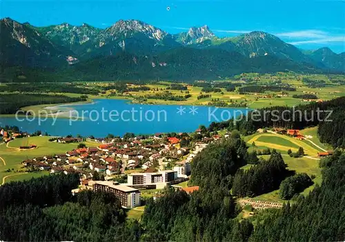 AK / Ansichtskarte Hopfen See Enzensberg mit Tiroler Allgaeuer Alpen Kat. Fuessen