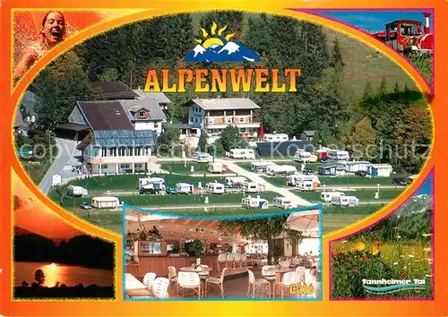 AK / Ansichtskarte Tannheim Tirol Alpenwelt Panorama Camp Cafe  Kat. Tannheim
