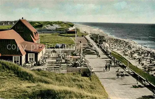 AK / Ansichtskarte Wenningstedt Sylt Promenade Strand Kat. Wenningstedt Braderup (Sylt)