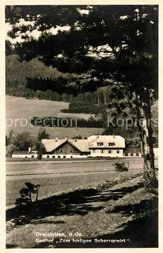 AK / Ansichtskarte Dreistetten Gasthaus Zum Lustigen Scherrerwirt Kat. Markt Piesting