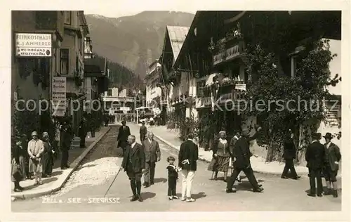 AK / Ansichtskarte Zell See Seestrasse Kat. Zell am See