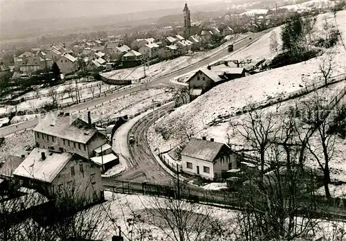 AK / Ansichtskarte Hrob Fliegeraufnahme Winter Kat. Tschechische Republik