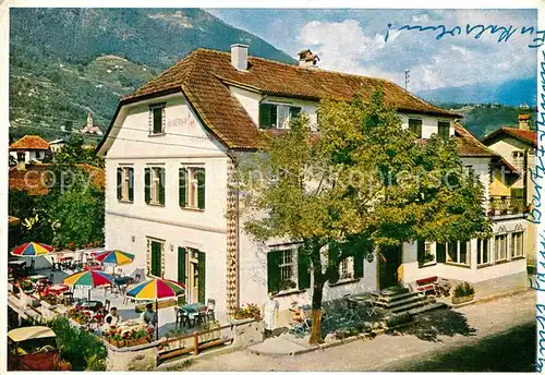 AK / Ansichtskarte Algund Merano Gasthof Zum Hirschen Kat. Italien