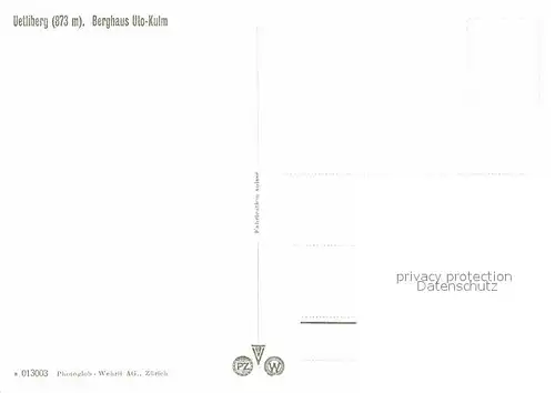 AK / Ansichtskarte Uetliberg ZH Berghaus Uto Kulm Aussichtsturm Alpenpanorama